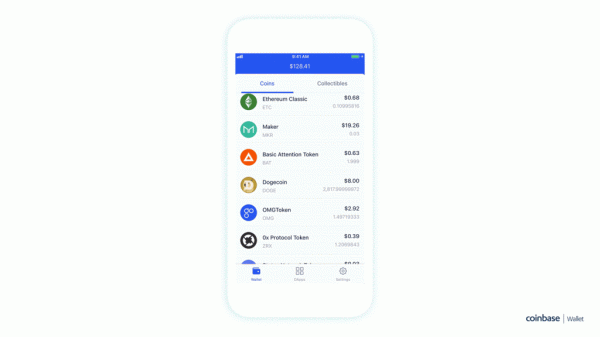 Coinbase додаток