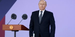 У посланні Федеральним зборам 1 березня 2018 року Путін оголосив про створення озброєнь, яким «немає аналогів» (Фото:REUTERS/Maxim Shemetov)