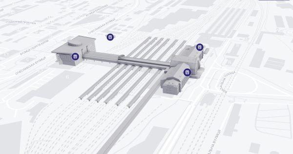 В Україні створили мапу безбар’єрності вокзалів