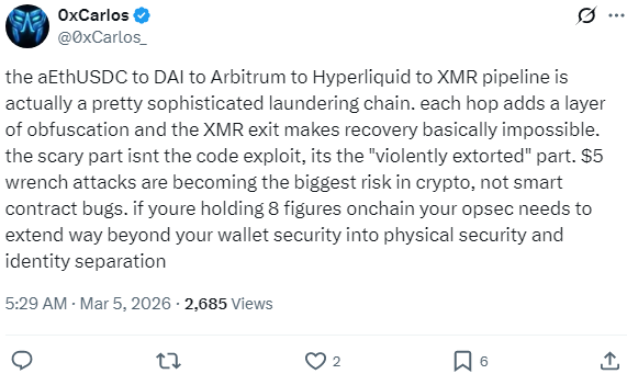 Криптоінвестор втратив $24 млн після збройного нападу та покидає індустрію 10 Криптоінвестор втратив $24 млн після збройного нападу та покидає індустрію 10