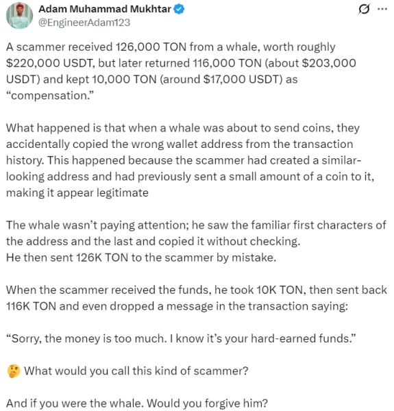 Шахрай із совістю повернув майже всю вкрадену криптовалюту 4