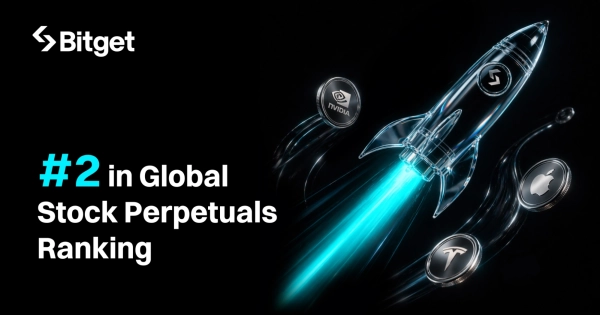 Bitget на другому місці за обсягом торгів ф’ючерсами на акції