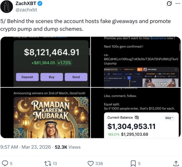 Ончейн-детектив викрив криптошахраїв, які заробляли на фейках у Х про війну на Близькому Сході 14