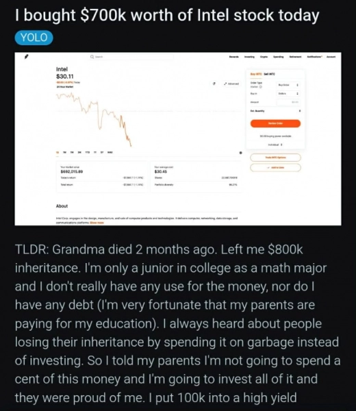 Intel: акціонер з Reddit, можливо, вже мільйонер 4