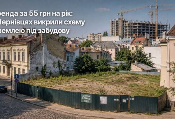 UA Finansy 35 Чернівці: оренда землі під забудову за 55 грн/рік – схема…
