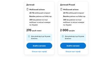 Київстар: "Дитячий тариф" за 120 грн/міс. Умови 4 Київстар: "Дитячий тариф" за 120 грн/міс. Умови 4