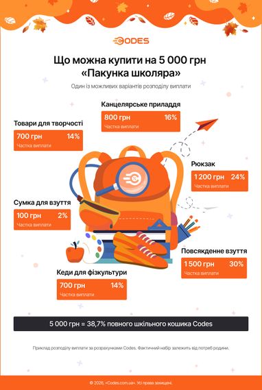 Першокласник 2026: половина зарплати на школу 11