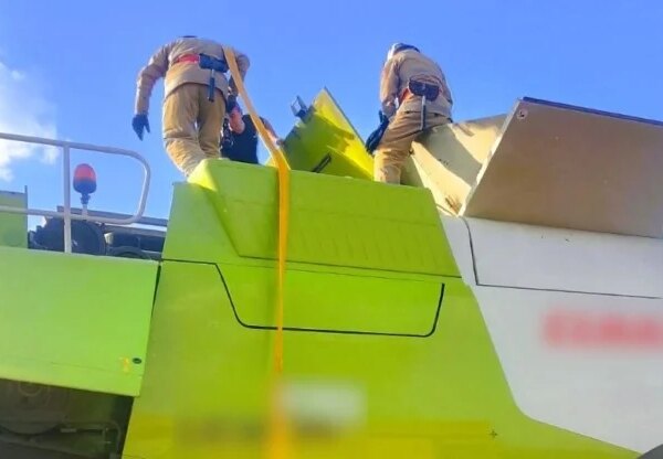 На Городенківщині згорів комбайн із соняшником на 500 тис. грн