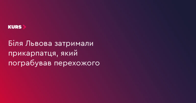Львів: 1 пограбування, 1 затриманий прикарпатець 10