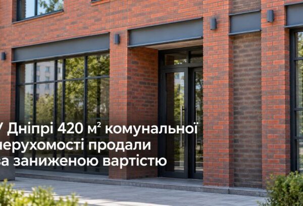 Дніпро: комунальна нерухомість продана зі знижкою – чи інвестувати?
